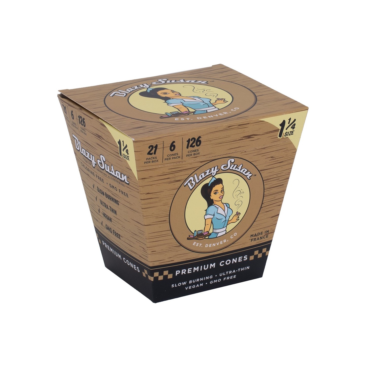 Blazy Susan Cones King Size 3PK-21CT (63 Cones Total)