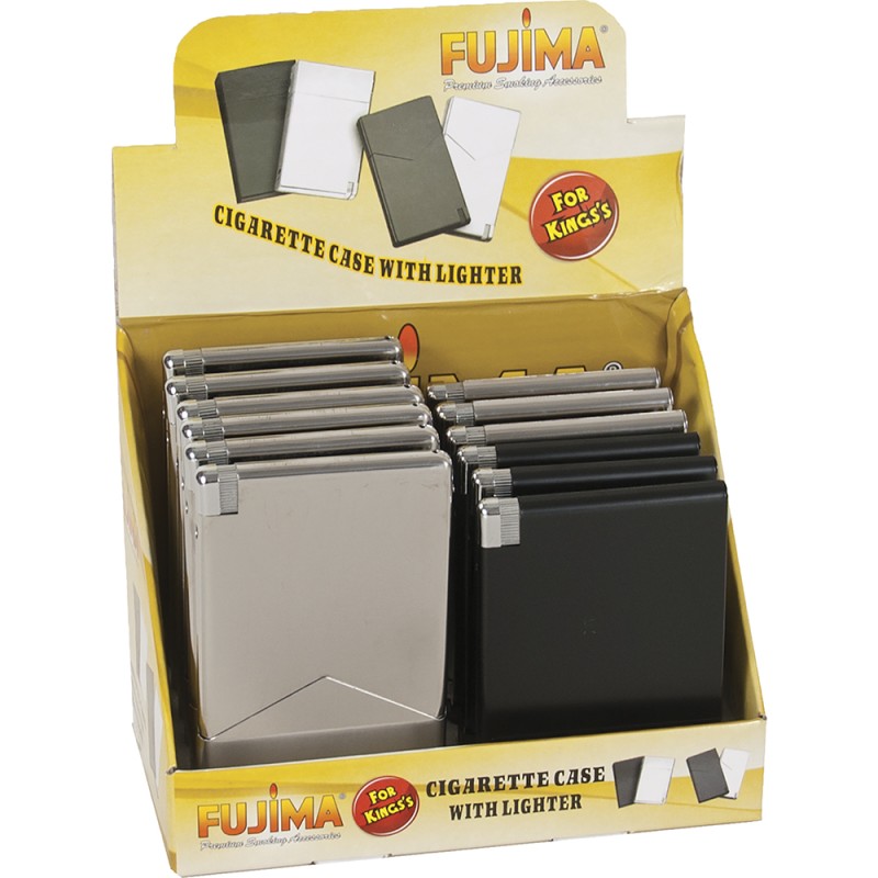 Metal Cig Case W/ Lighter Kingsize (CL102)