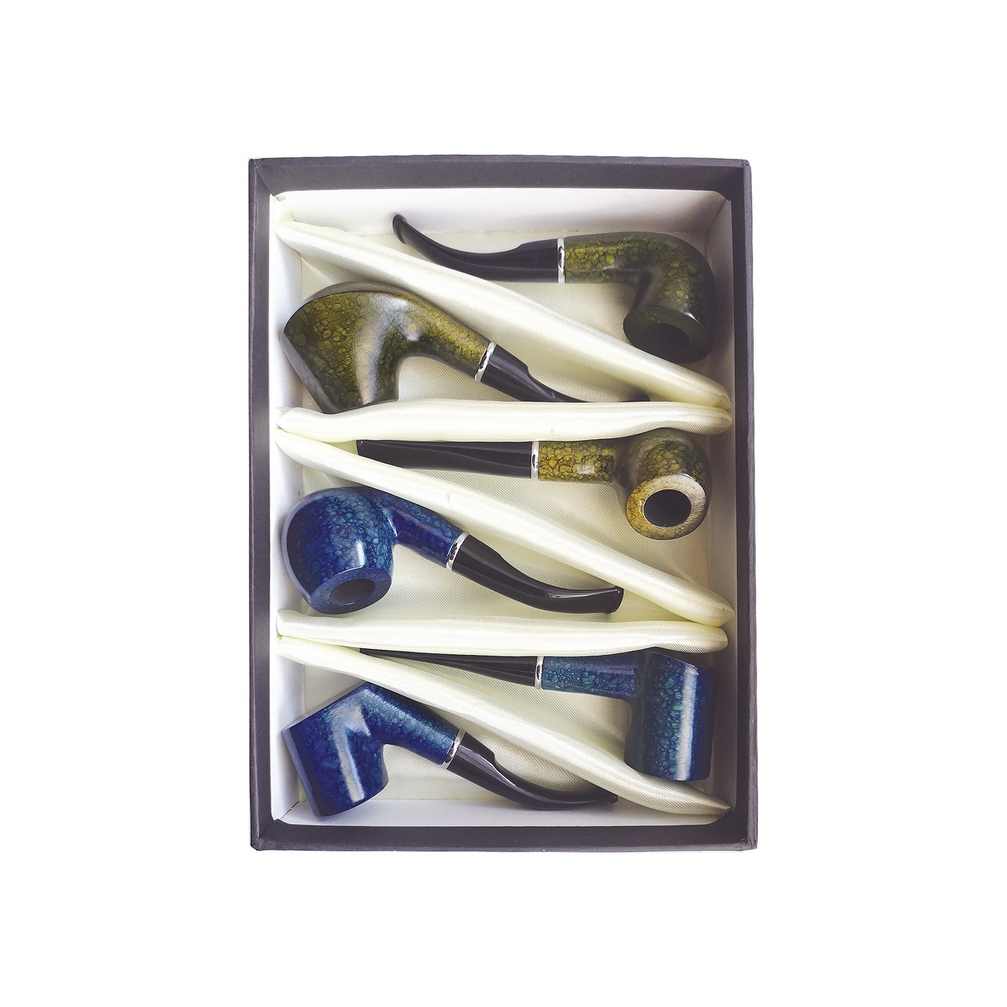 Fujima Wooden Mix Colored Pipe 6CT (FP15)