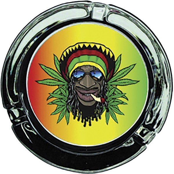 Glass Asst Ashtray 6PK (GA37)