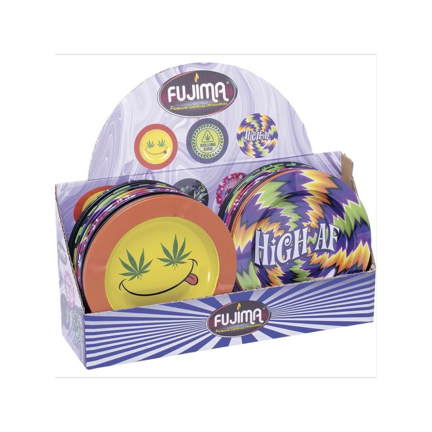 Tin Ashtray 24PK LTT24