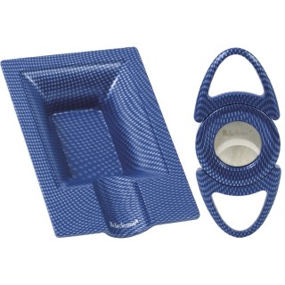 Design Cigar Cutter & Ashtray Set Black (ACS1)