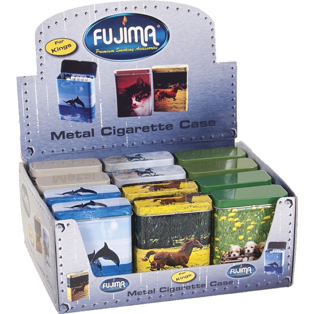 Tin Animal Design Cig Case King Size 12CT (CH62)