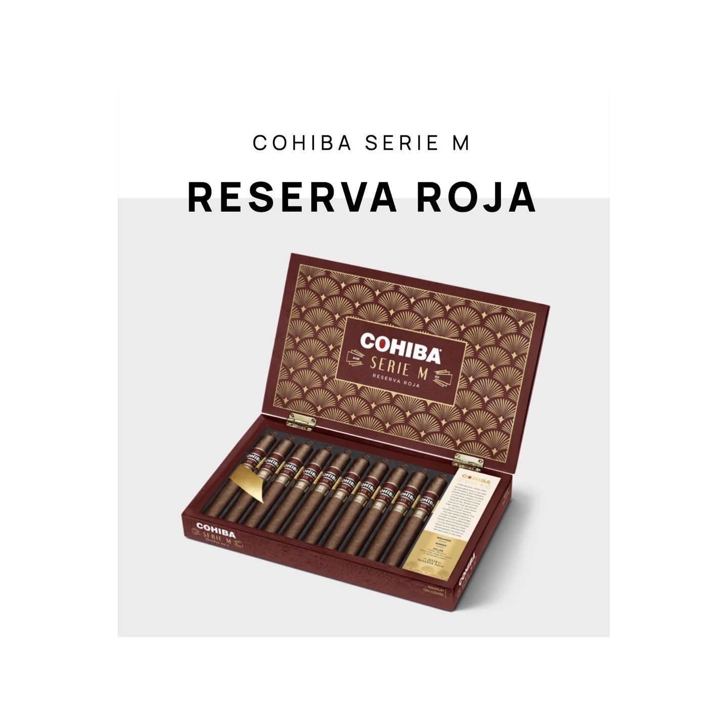 Cohiba Serie M Reserva Roja Magnum 10/BX