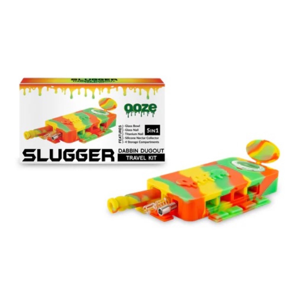 Ooze Slugger Dugout Silicone Kit (5 In 1) Rasta Ooze Slugger Dugout Silicone Kit (5 In 1) Rasta