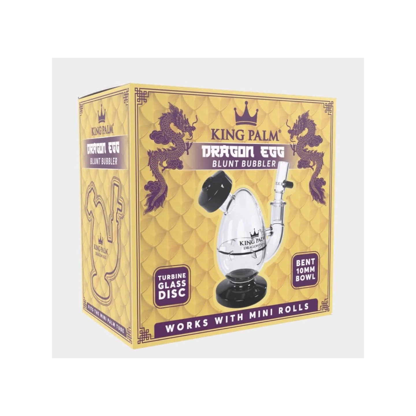 King Palm Dragon Egg Bubbler 6PK