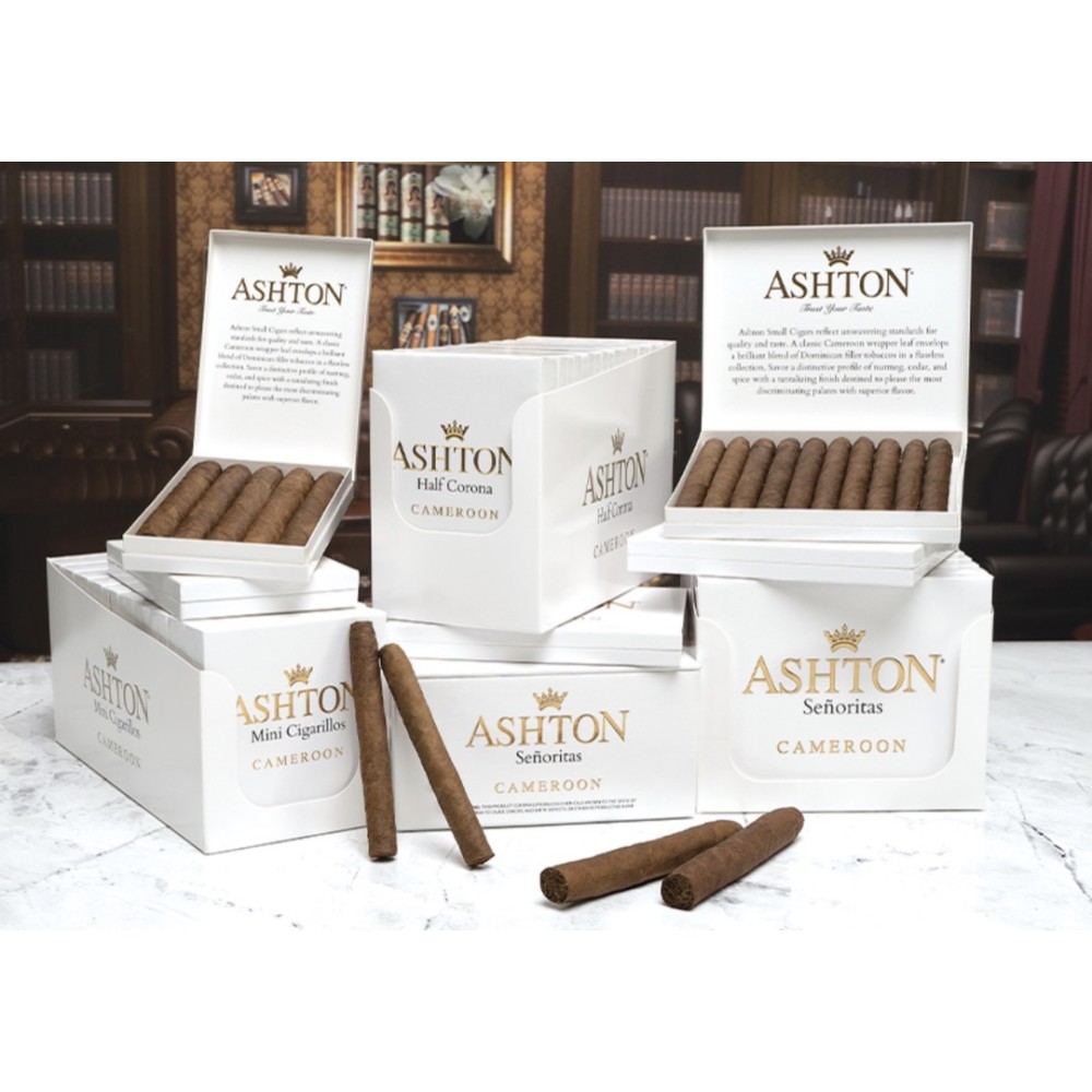 Ashton Cameroon Mini Cigarillo 20/10PK 200CT Ashton Cameroon Mini Cigarillo 20/10PK 200CT