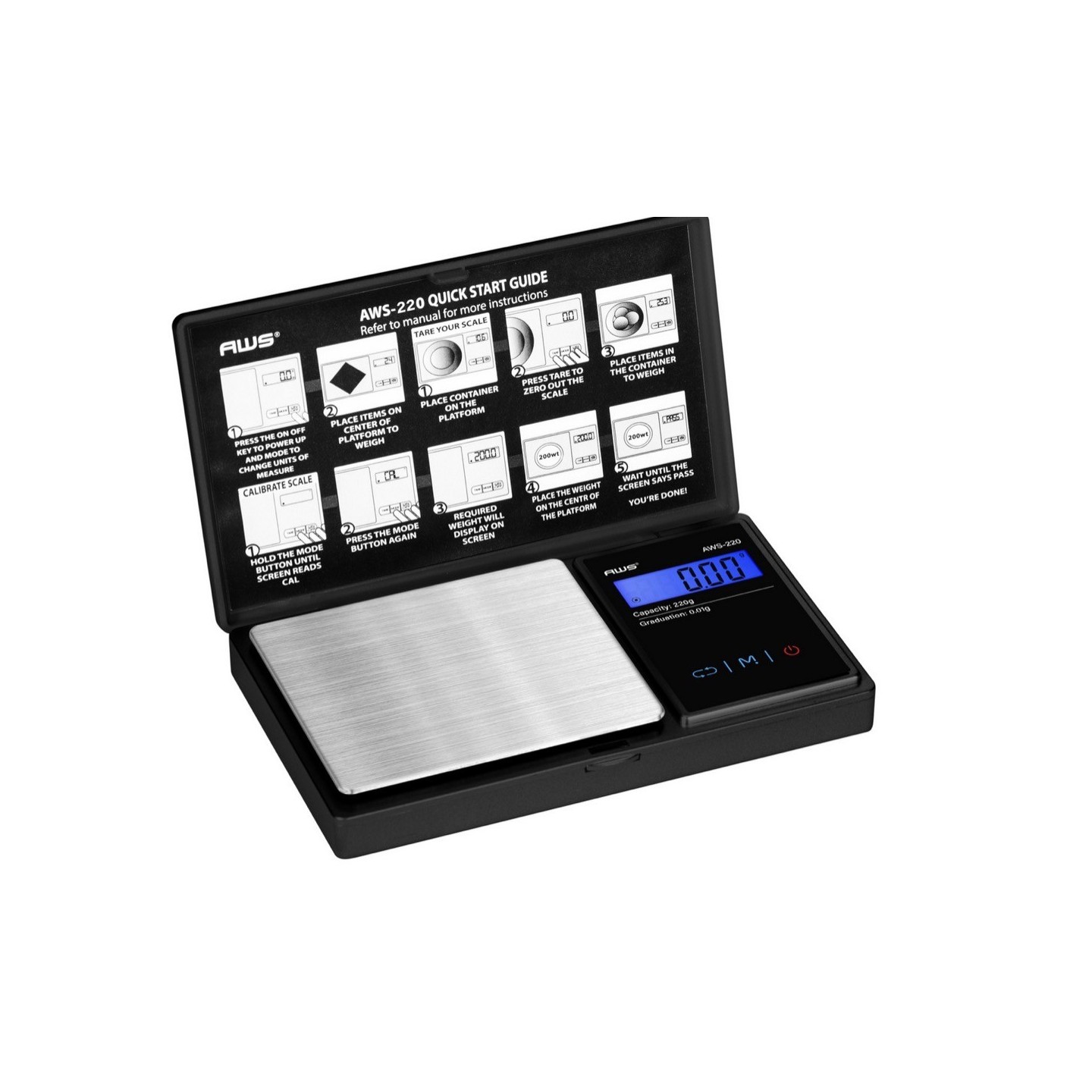 AWS 220G Digital Pocket Scale