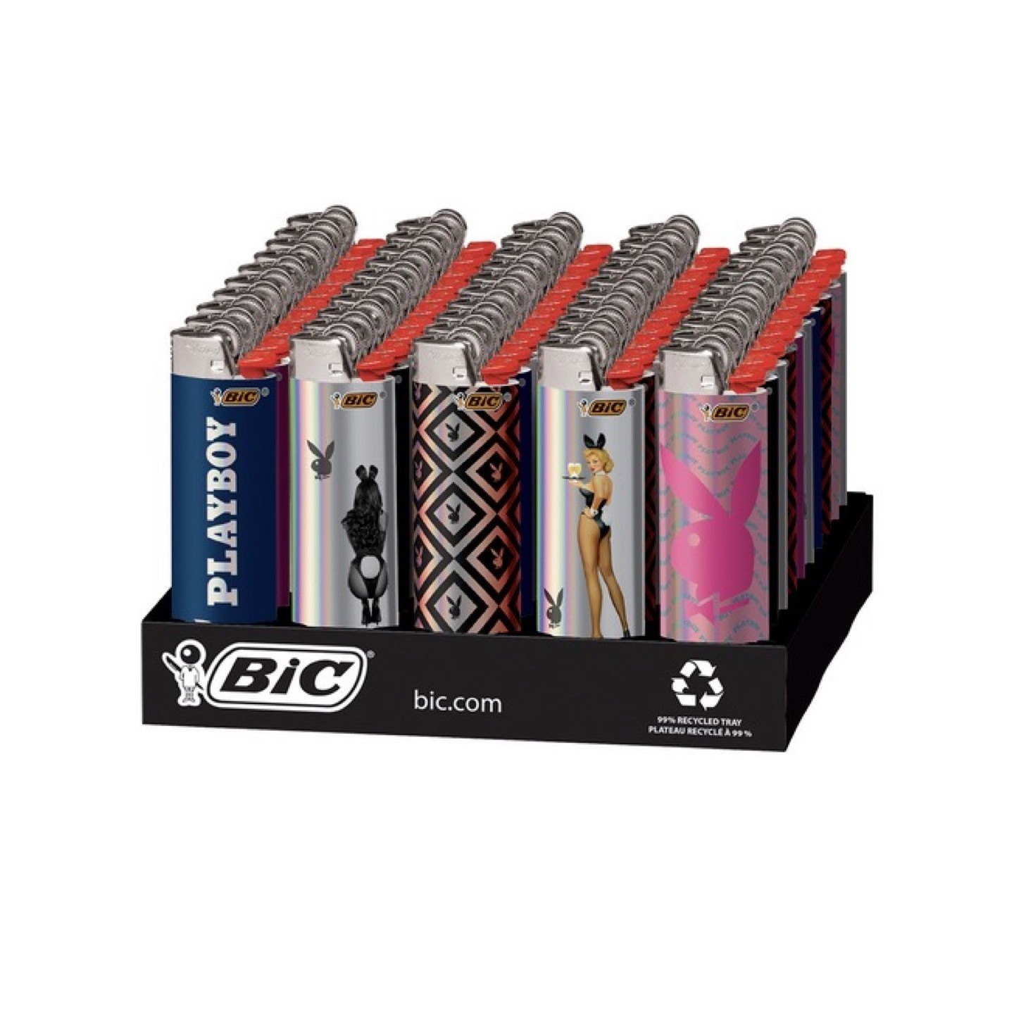 BIC Play Boy Lighters 50CT