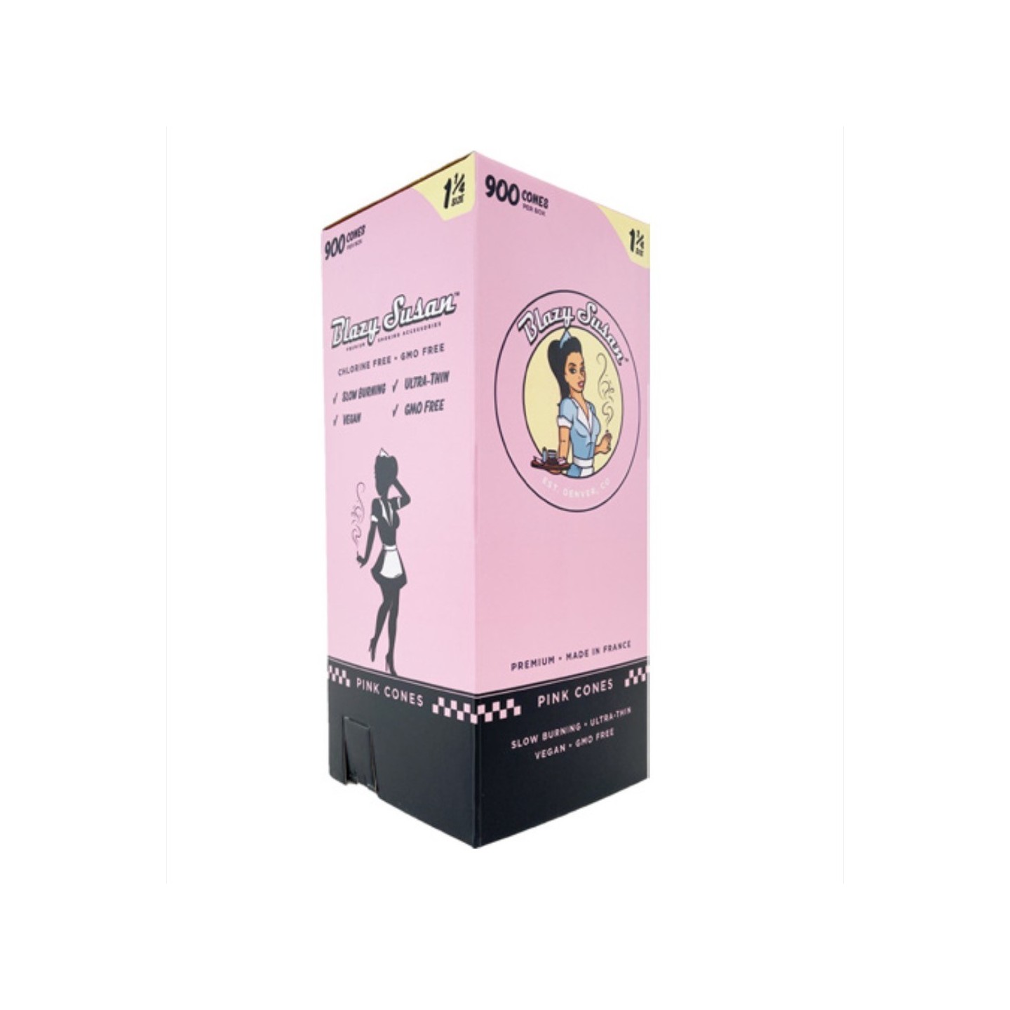 Blazy Susan Pink Cones 1 1/4 900CT