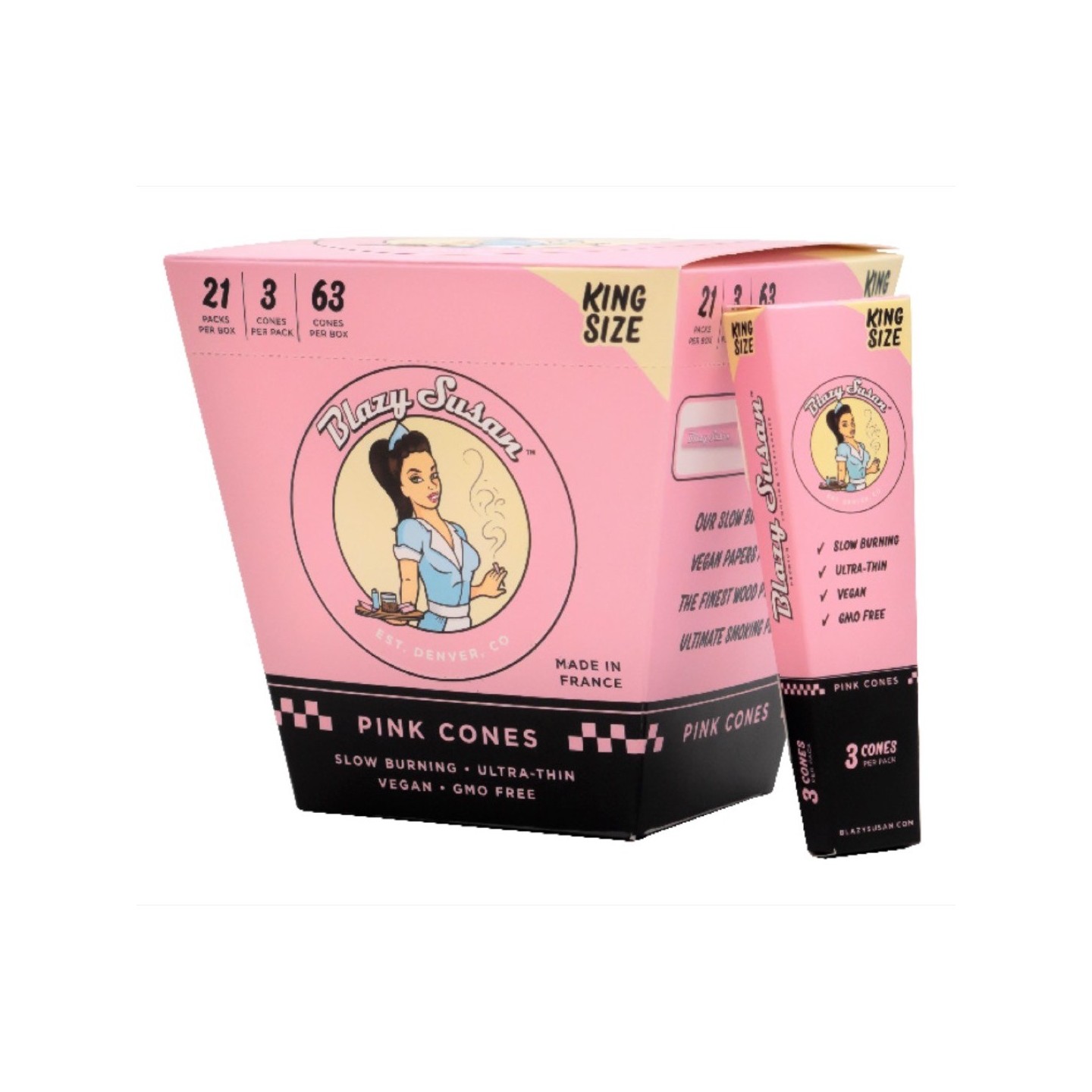 Blazy Susan Pink Cones KS (21/3/63)