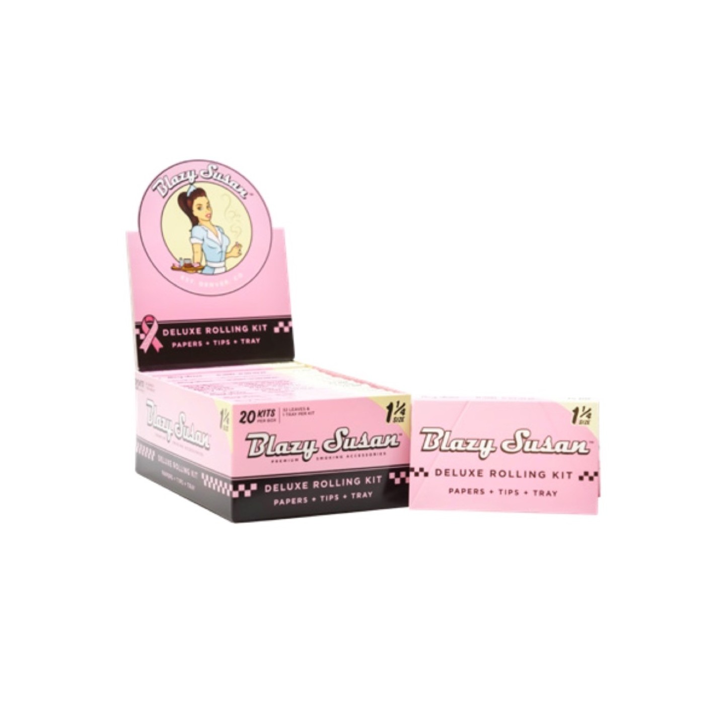 Blazy Susan Pink Deluxe Rolling Kit 1 1/4 20/KITS