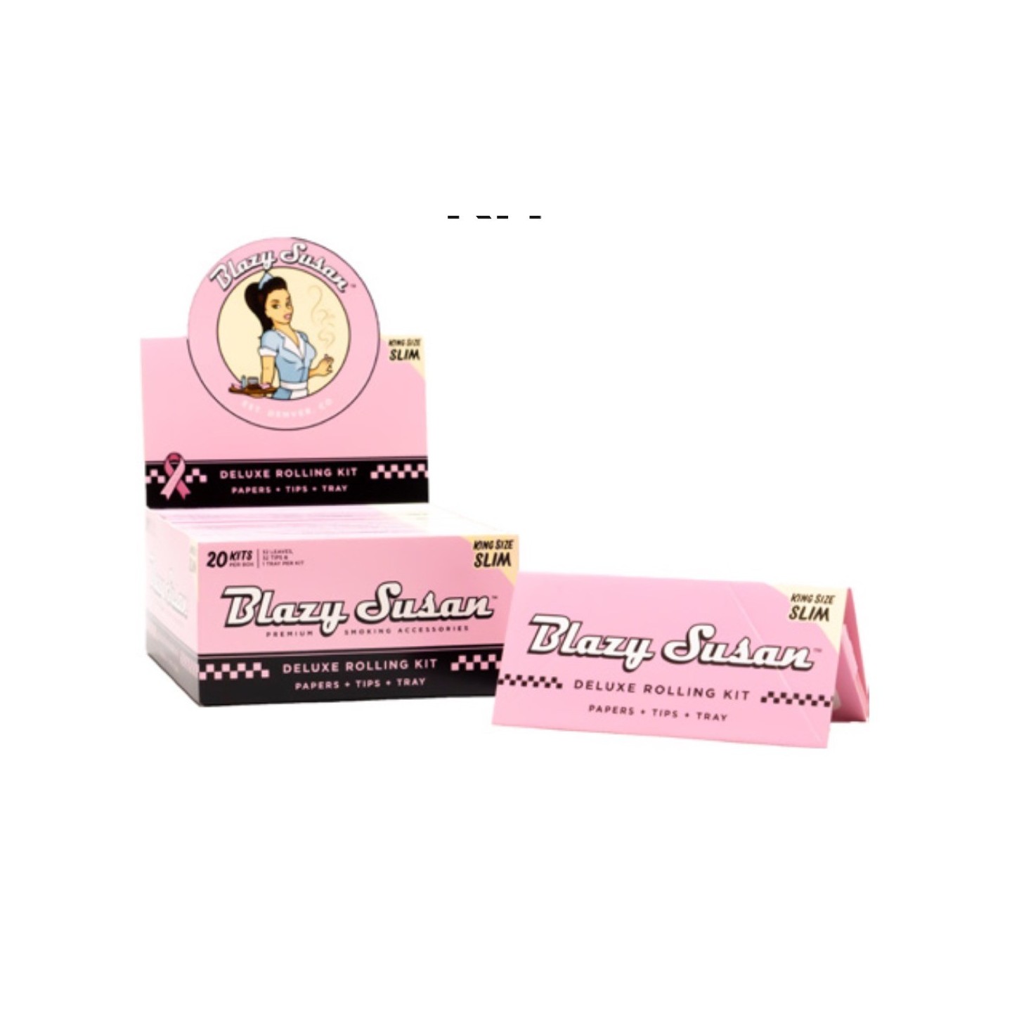 Blazy Susan Pink Deluxe Rolling Kit KS 20/KITS