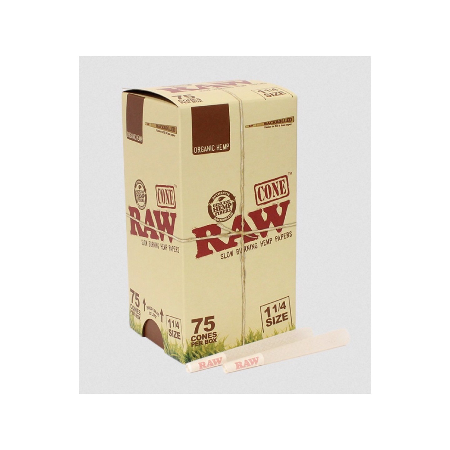 Raw Organic Cone 1 1/4 75CT