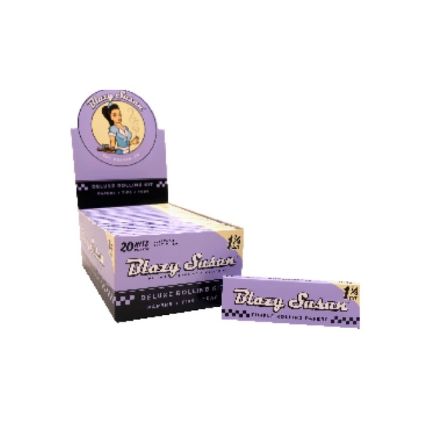 Blazy Susan Purple Papers 1 1/4 50CT