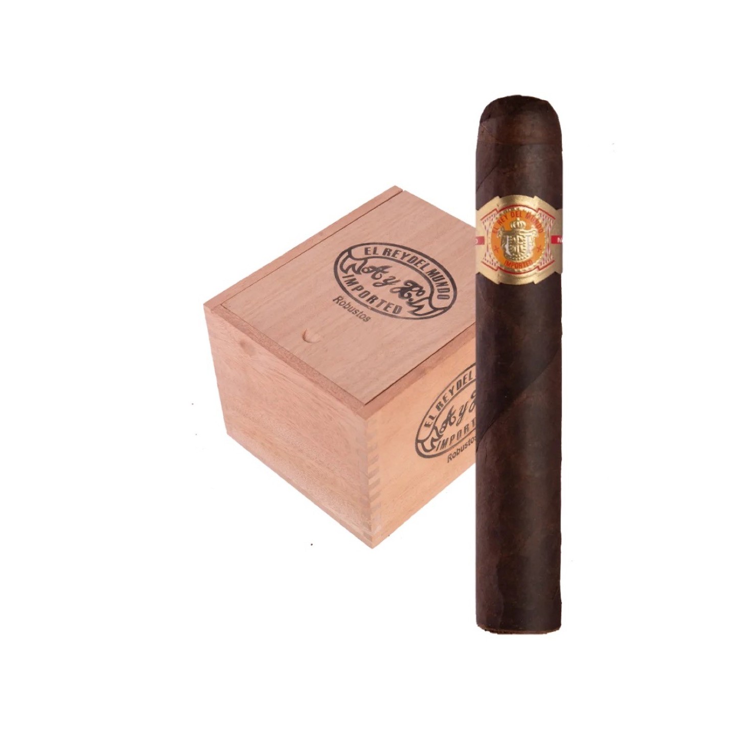 El Rey Del Mundo Oscuro Robusto Larga 20/BX