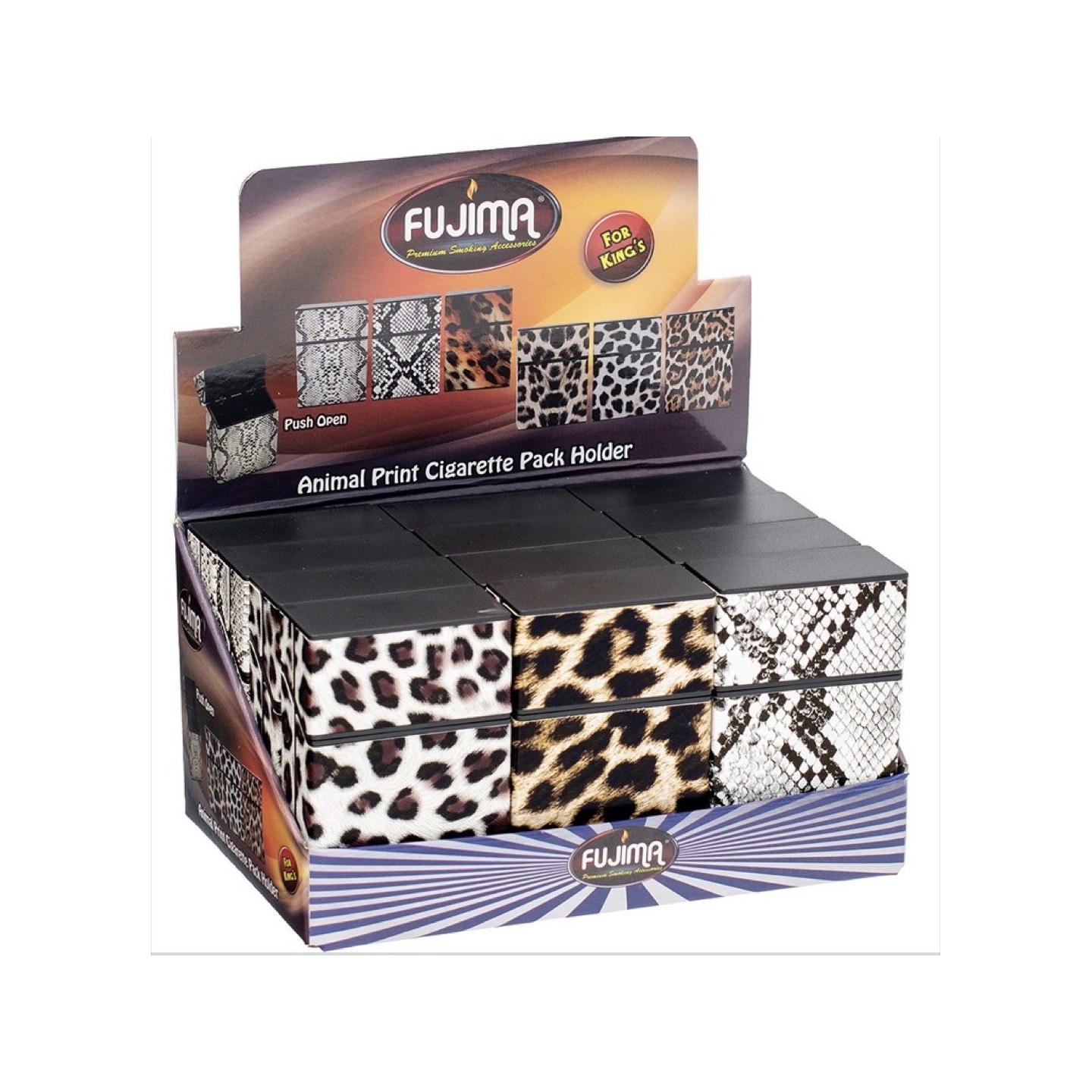 Cig Case Cheetah Design KS 12CT (CH150)