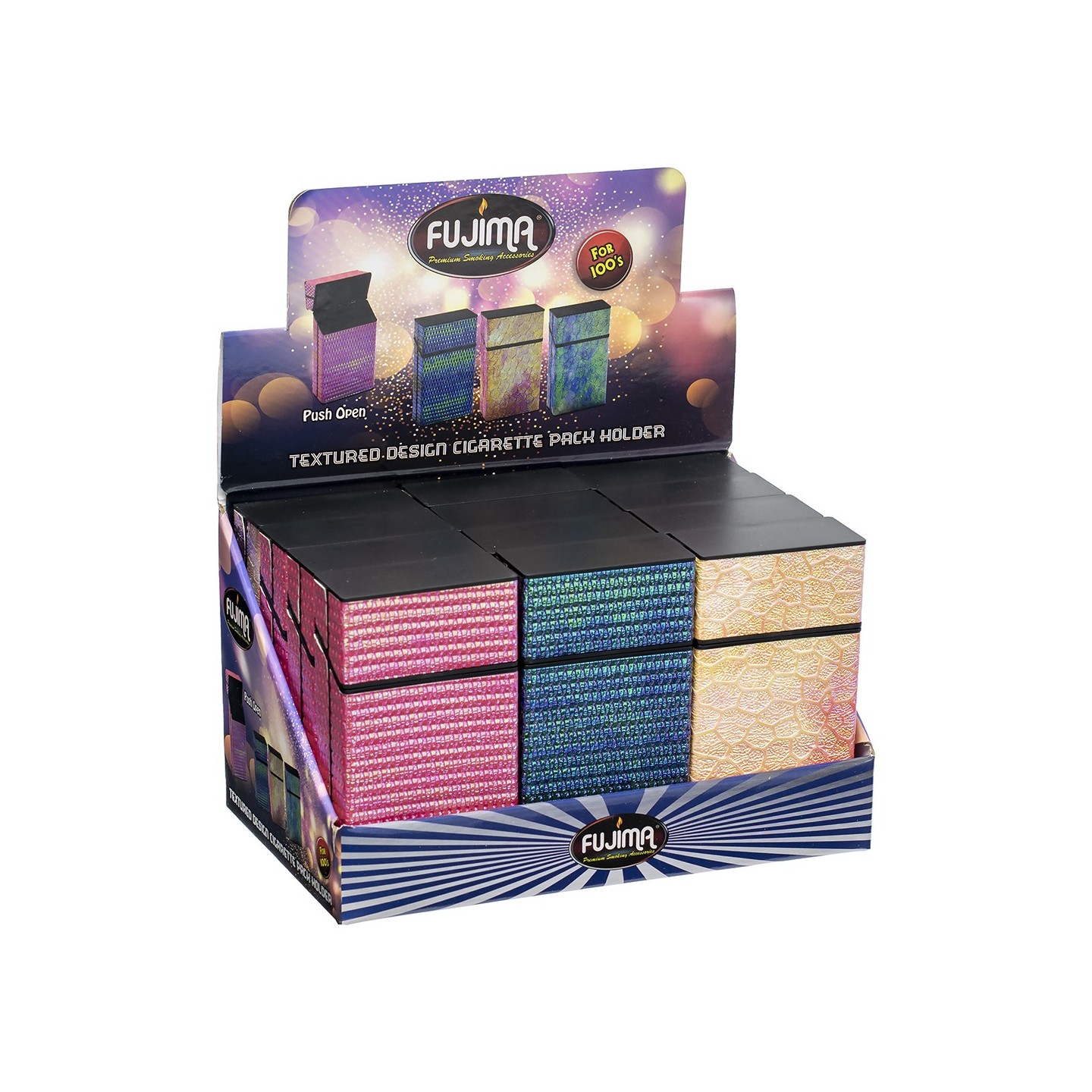 Cig Case Asst Design 100s 12CT (CH147)