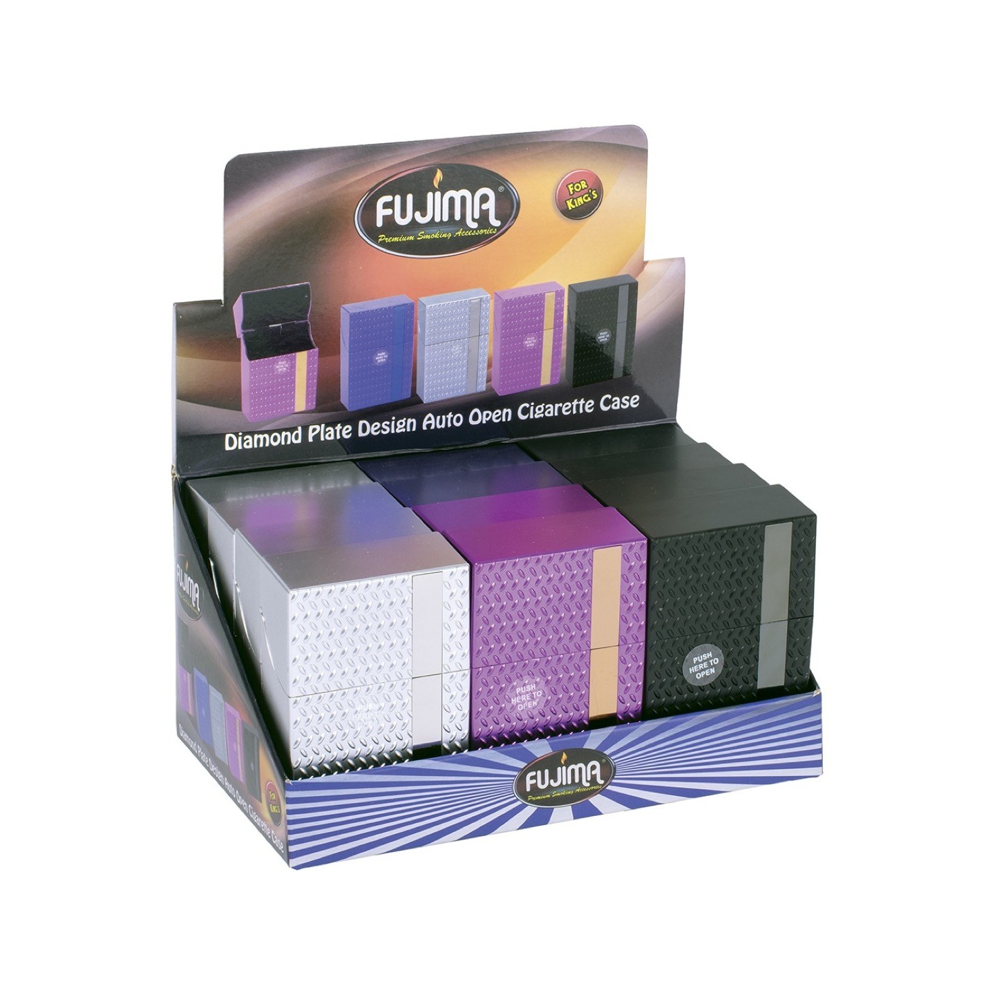 Cig Case Asst Design KS 12CT (CH100)