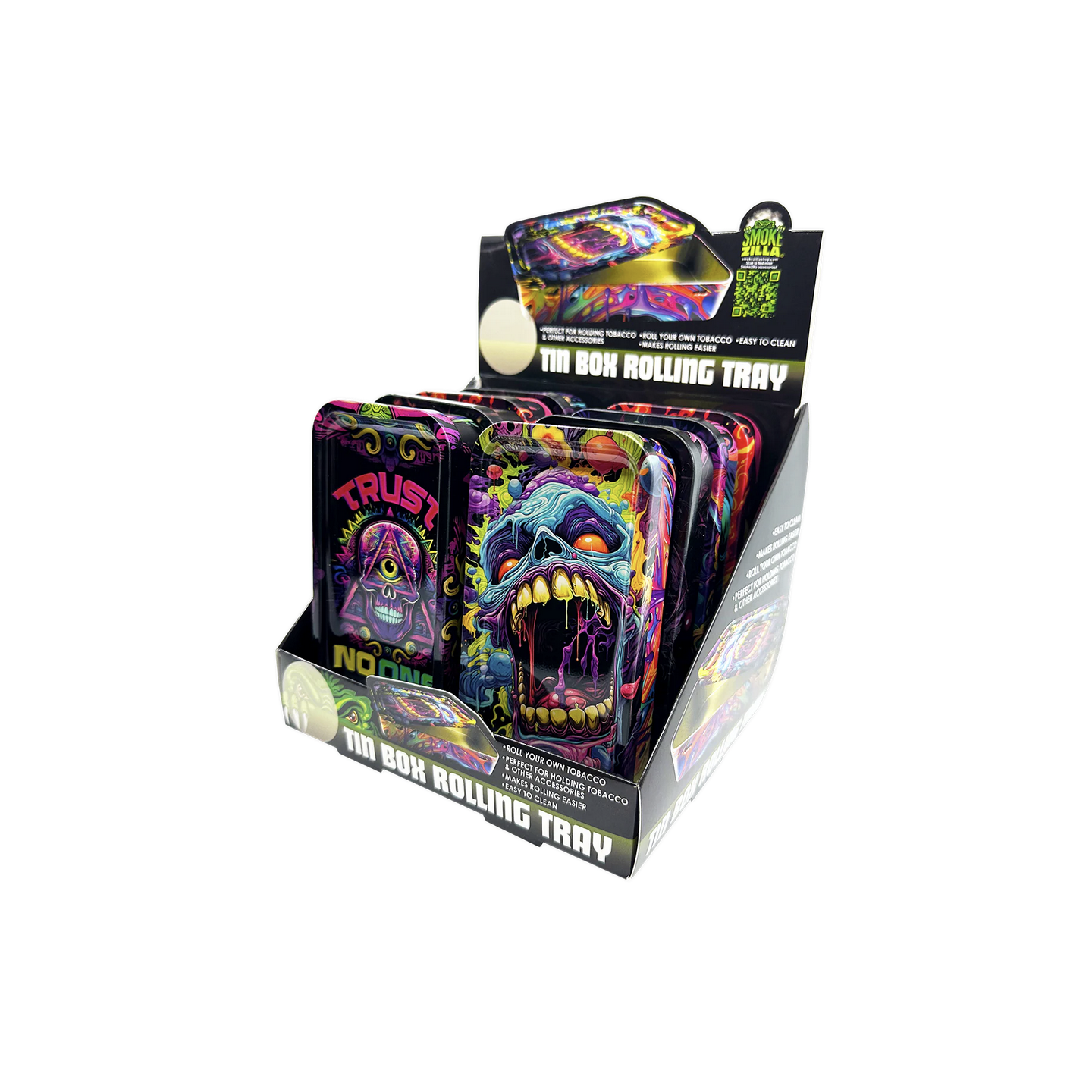 Tin Box Rolling Tray 8CT (25021)