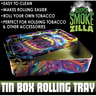 Tin Box Rolling Tray 8CT (25021)