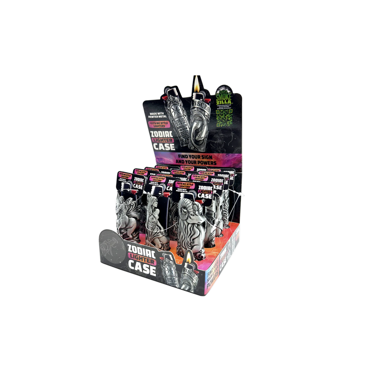 Zodiac Lighter Case 12CT