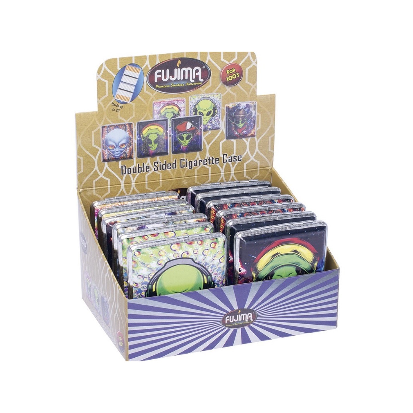 Cig Case Design Leather 100 (CLC35)