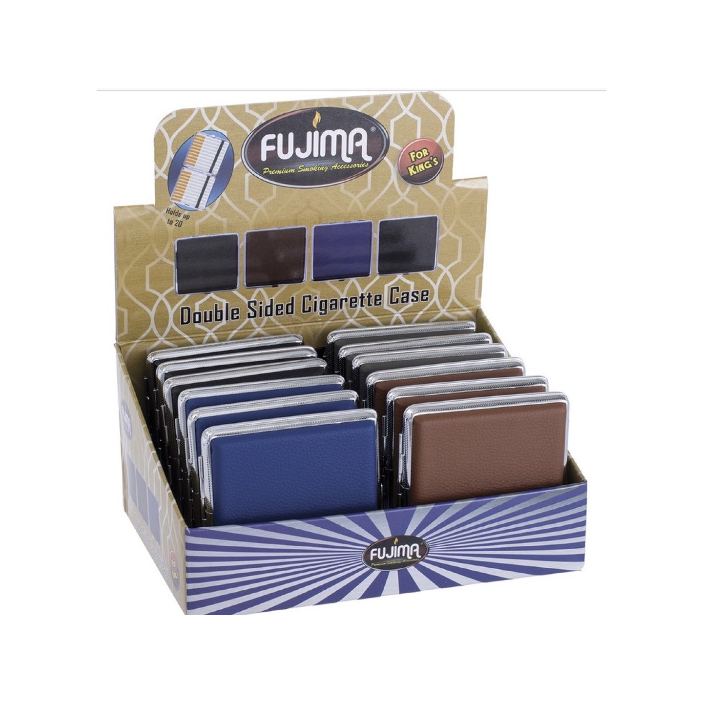 Cig Case Leather KS 12CT (CLC36)