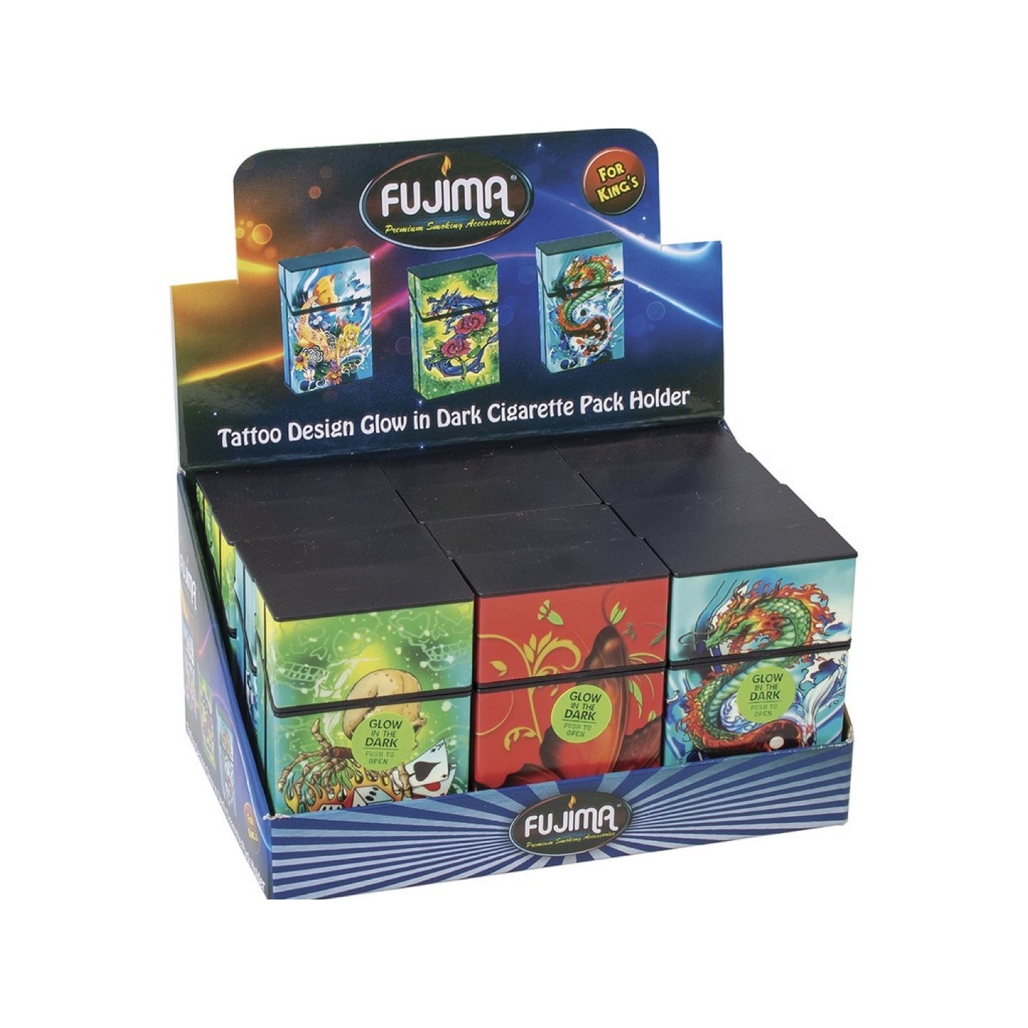 Cig Case Glow & Dark Asst. (CH108)