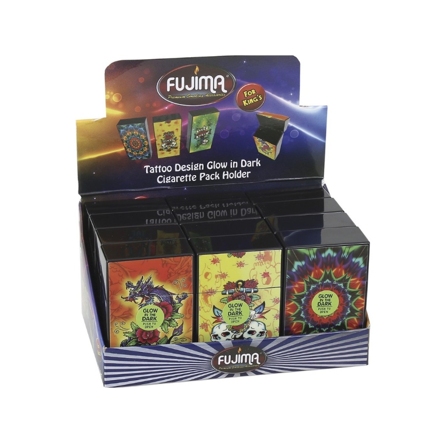 Cig Case Tattoo Glow In Dark KS (CH102)