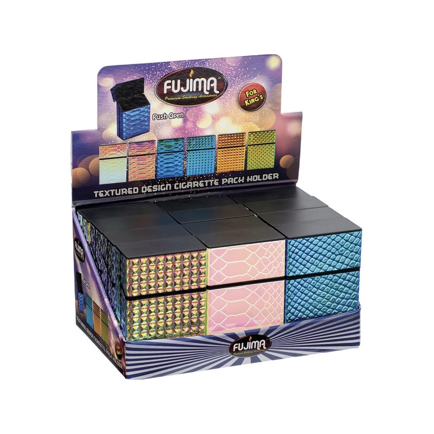 Cig Case Textured Design KS 12CT (CH148)