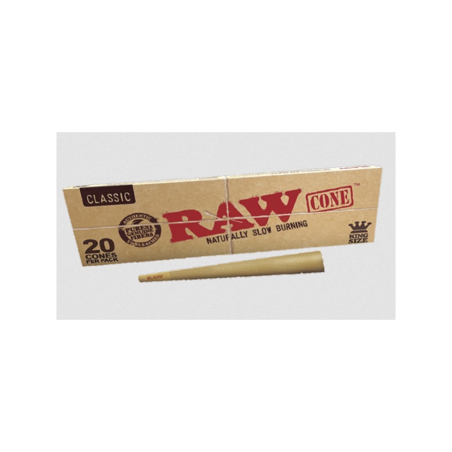 Raw Class PreRoll Cone KS 20CT/12 Display
