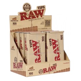 Raw Pre-Rolled Tips 100pcs - 6pk
