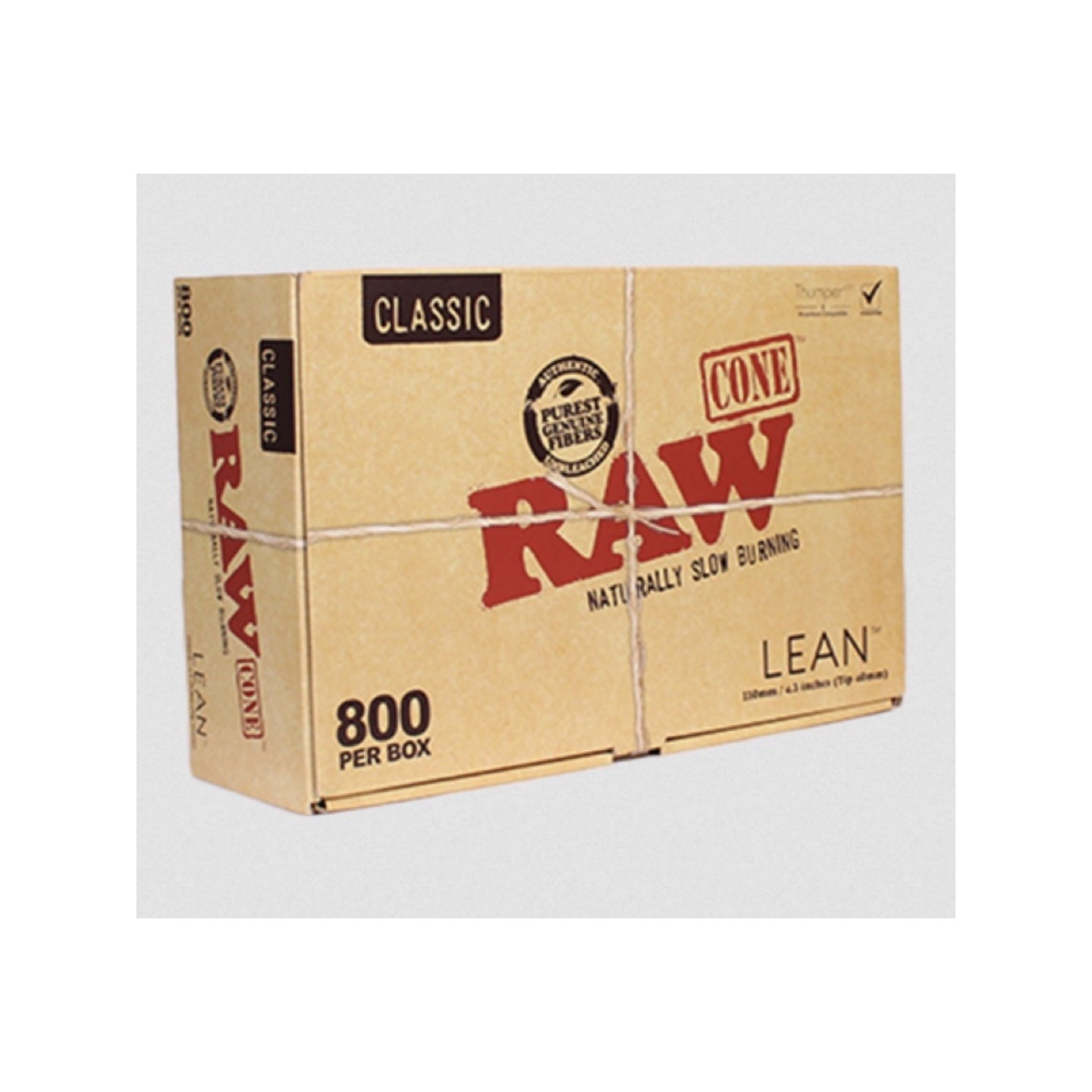 RAW CLASSIC LEAN 109MM/40MM CONES 800CT
