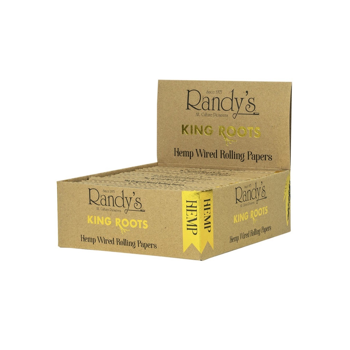 Randy KS Roots Wired Organic Hemp Paper 25CT
