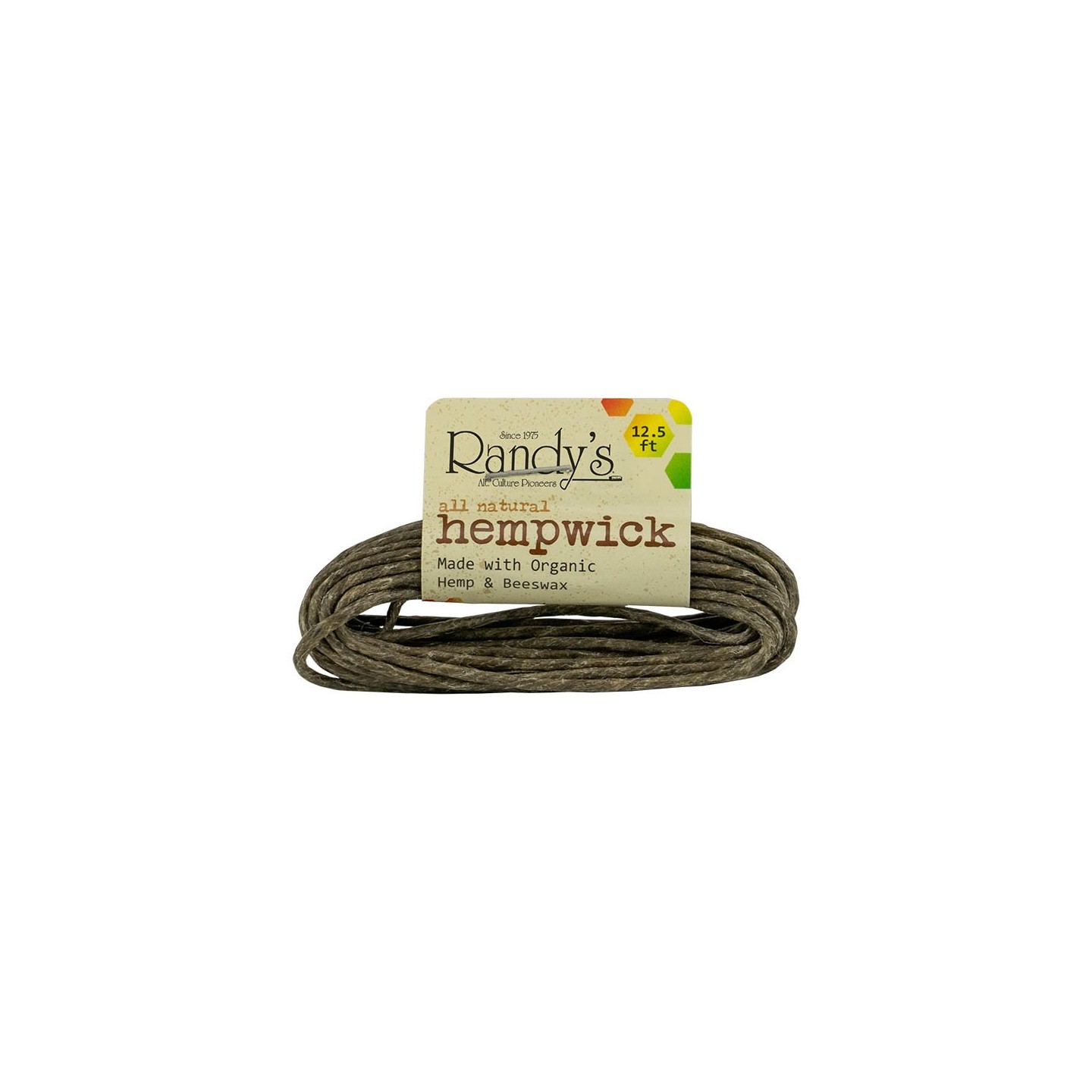 Randy's Roots Hemp Wick 12.5 Feet