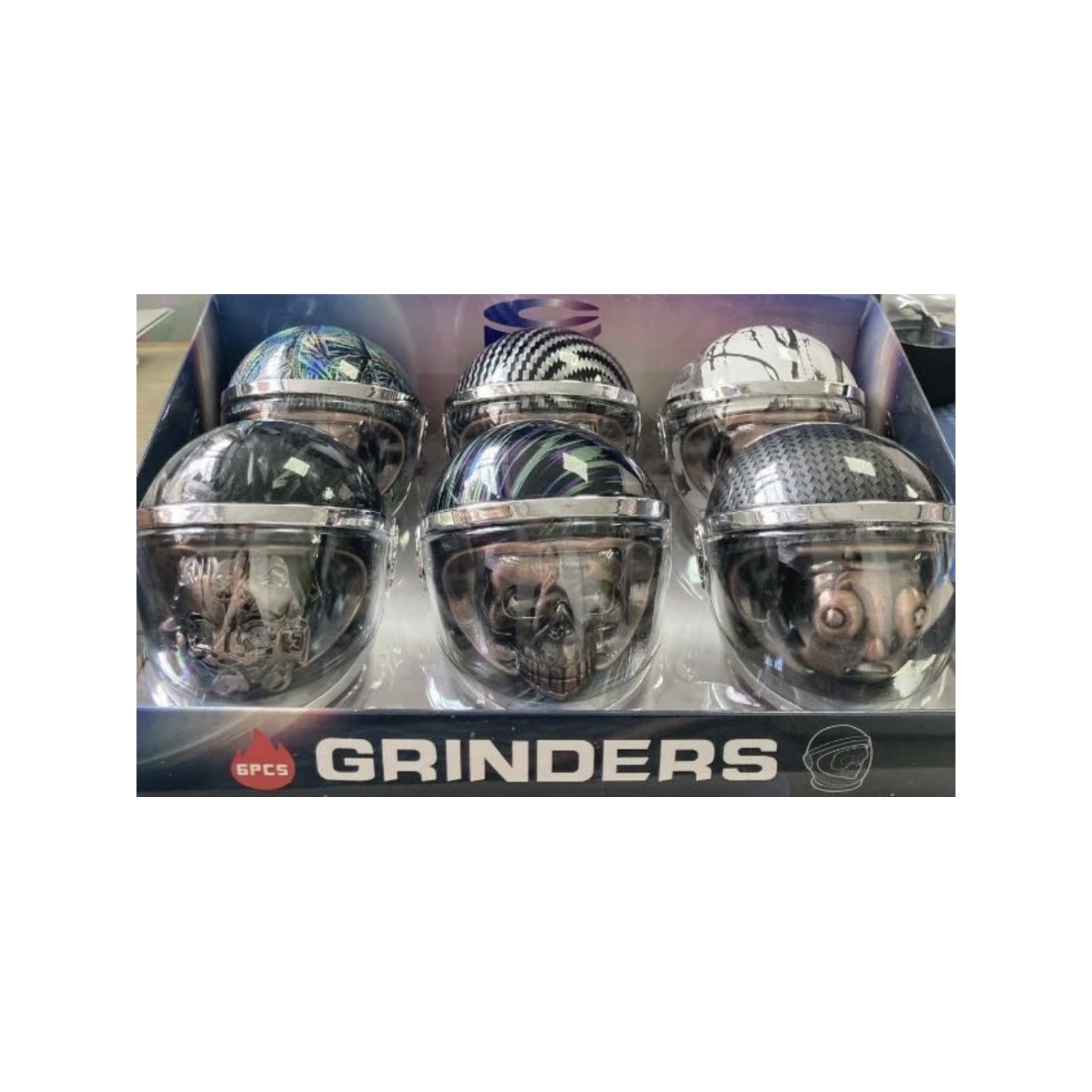 Metal Skull Grinder 63MM 3Parts (D1018)