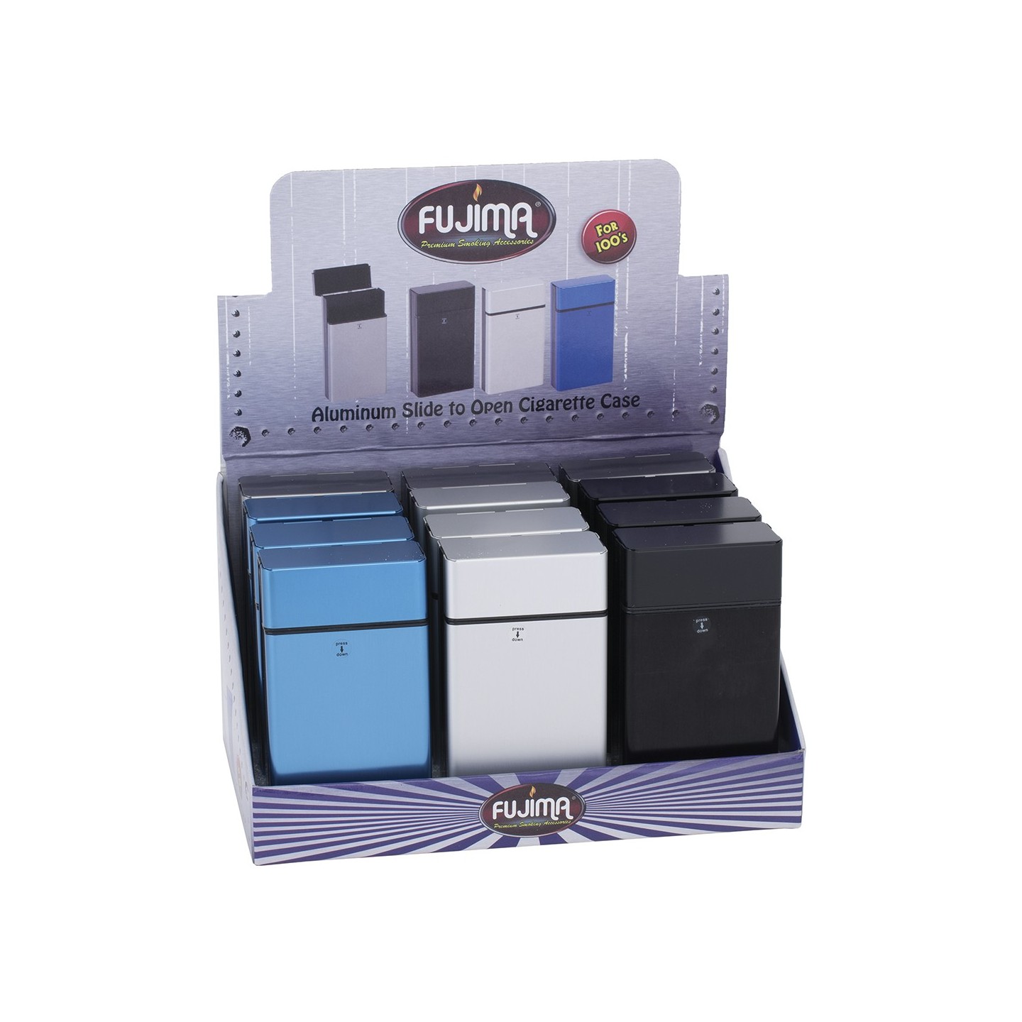 Aluminium Cig Case 100s 12CT (CH84)