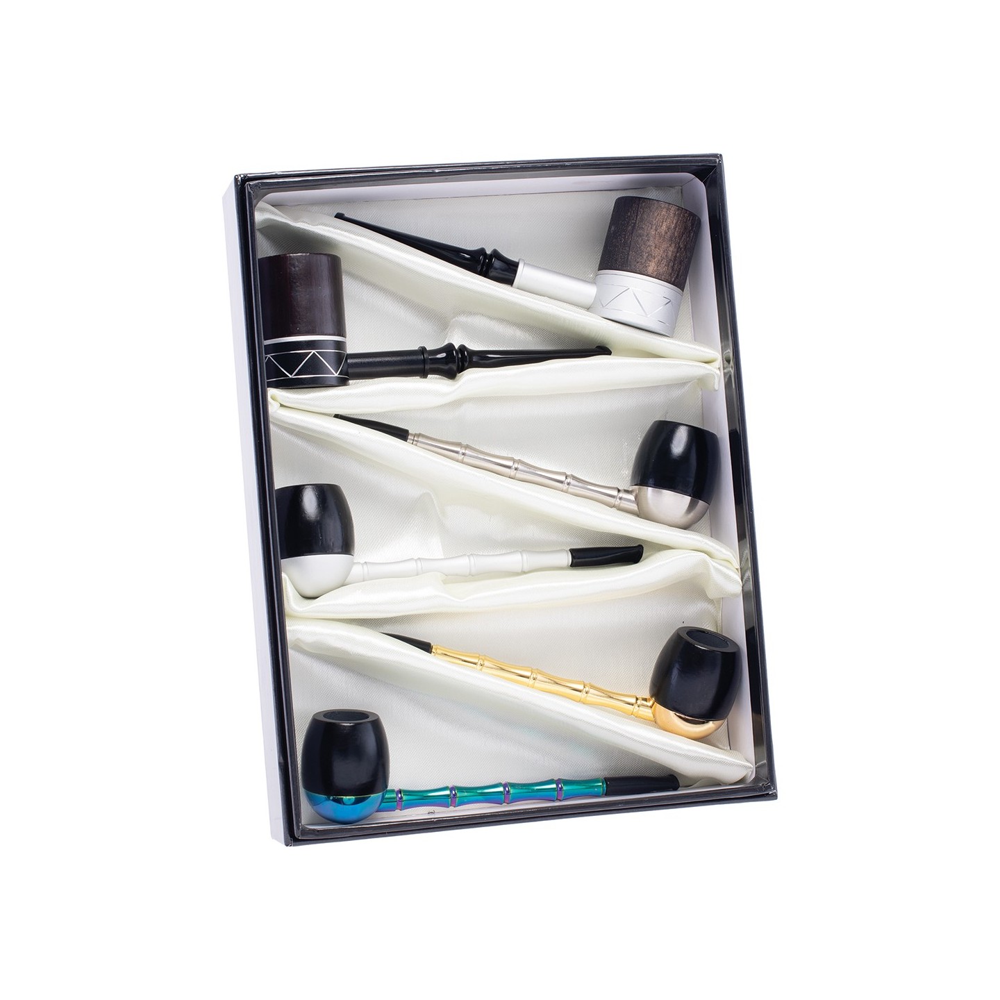 Fujima Mix Wooden Pipe (FP18) 6CT