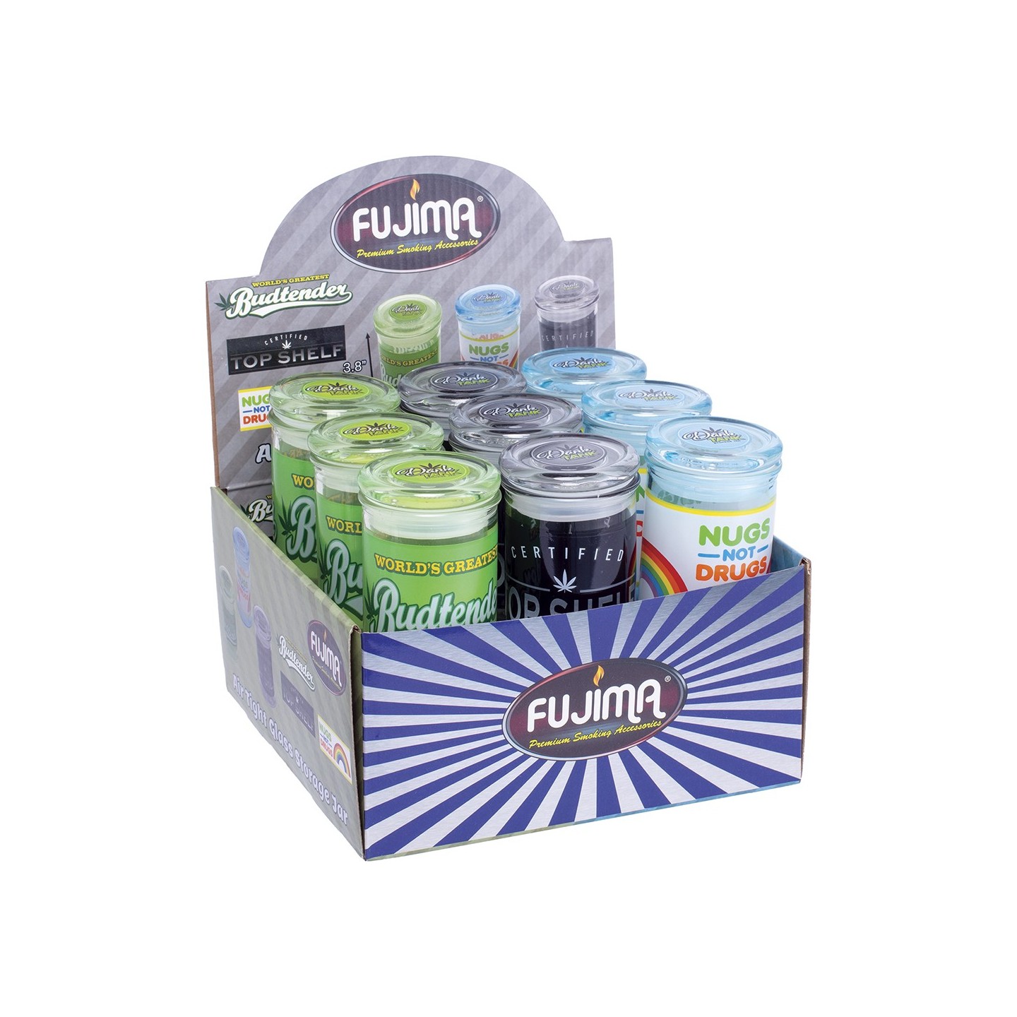 Double Glass Storage 9CT (GJD13)