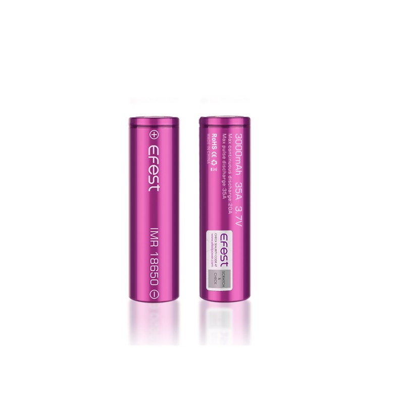 Efest 18650 battery 3000 MAH