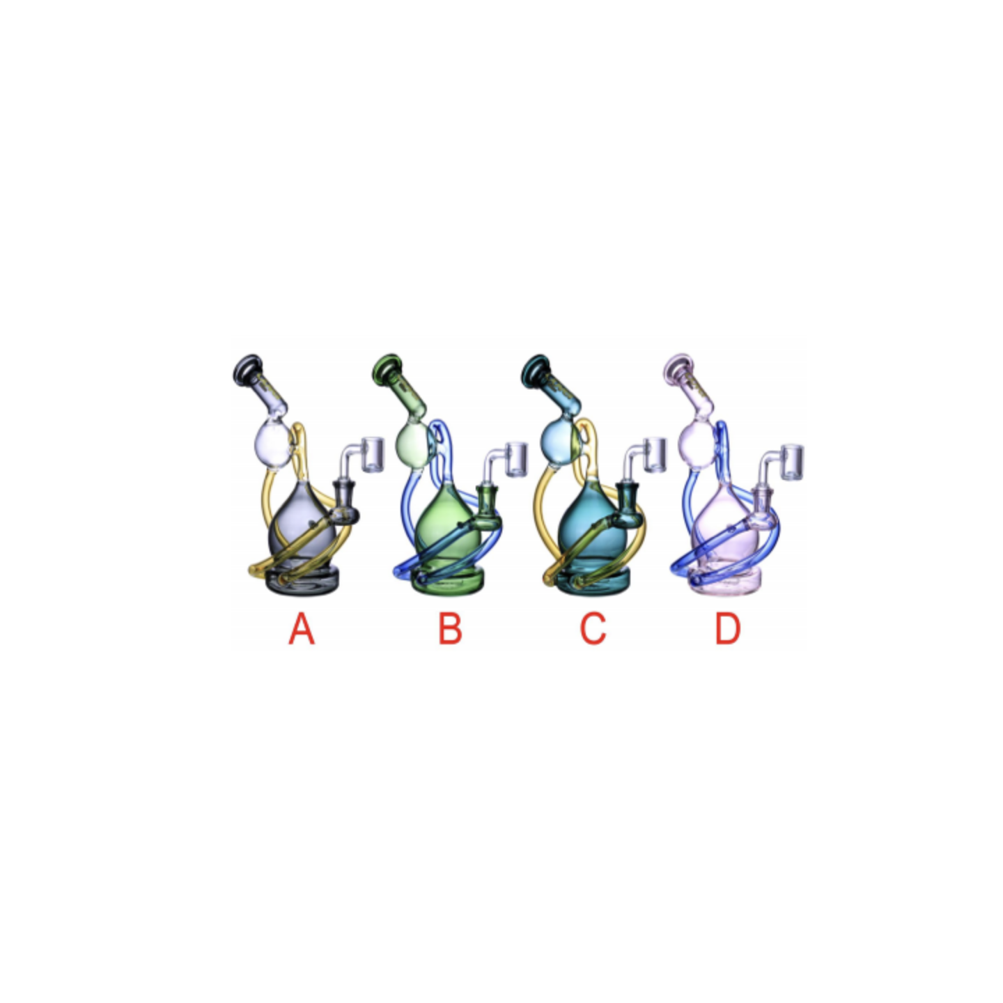 Glass Water Pipe WPE-580