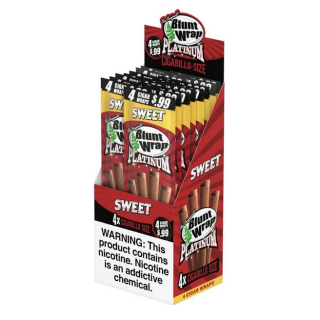 Blunt Wraps Platinum PP0.99 4/15pk