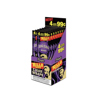 Zig Zag Cigar Wrap Rillo Size PP1.29 4PK-15CT