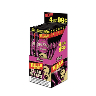 Zig Zag Cigar Wrap Rillo Size PP1.29 4PK-15CT