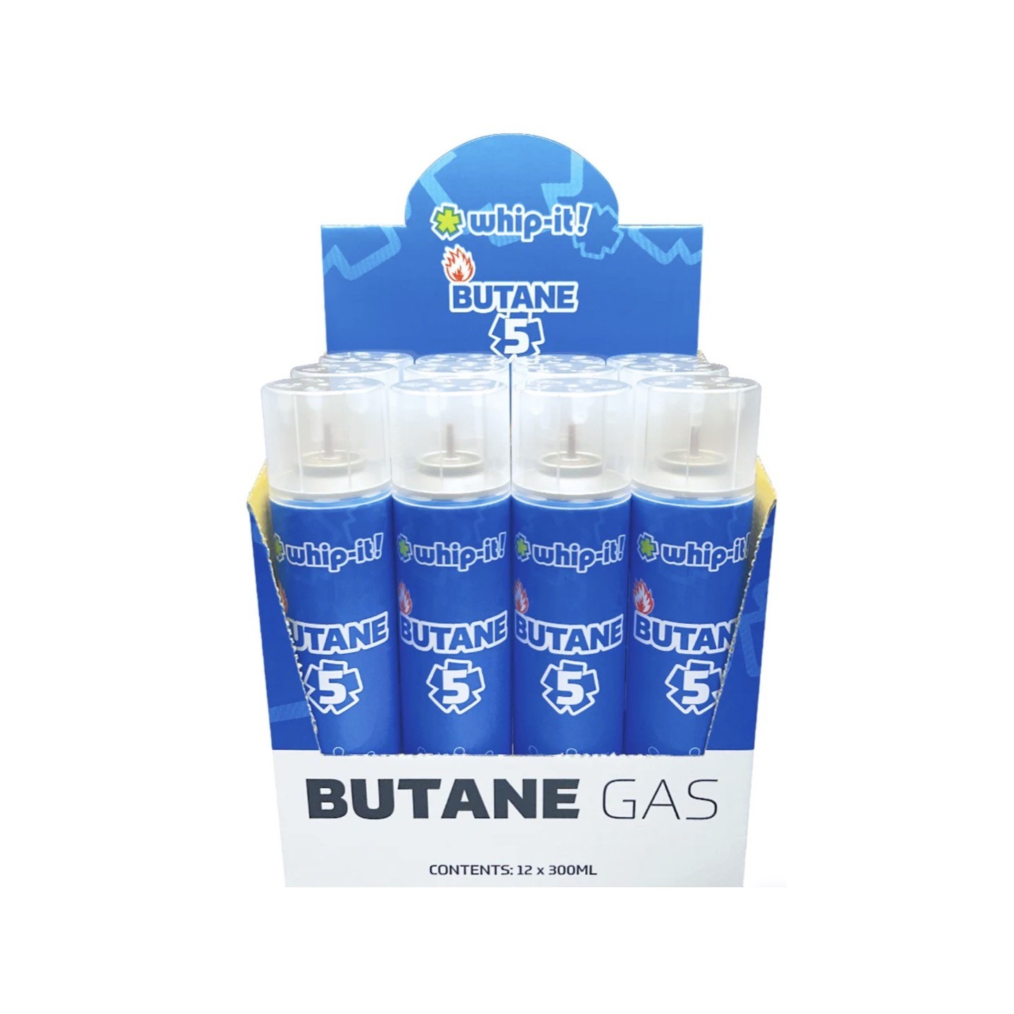 Whip-It! Butane 5X 300ML (Blue) 12CT