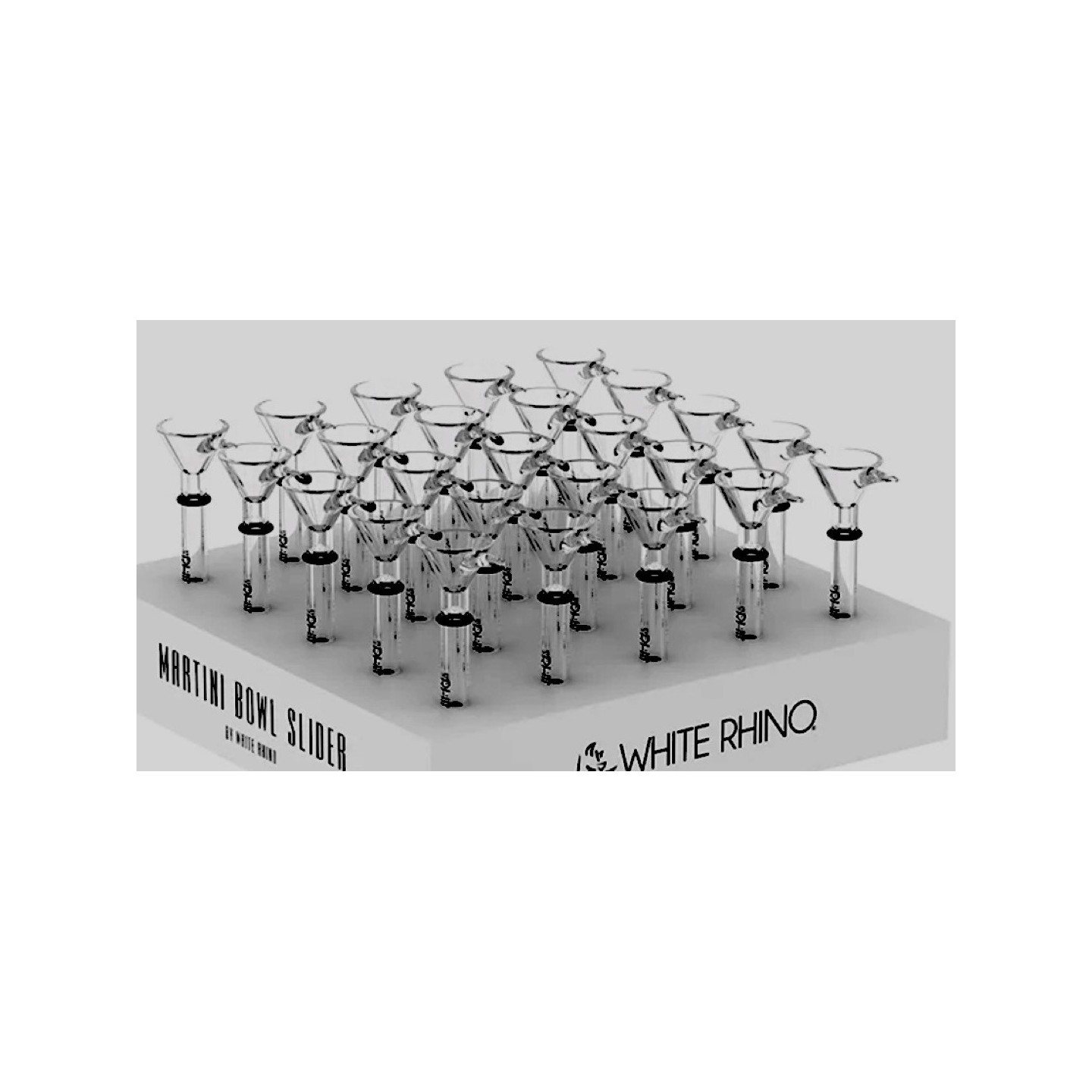 White Rhino Martini Bowl Silder 25CT