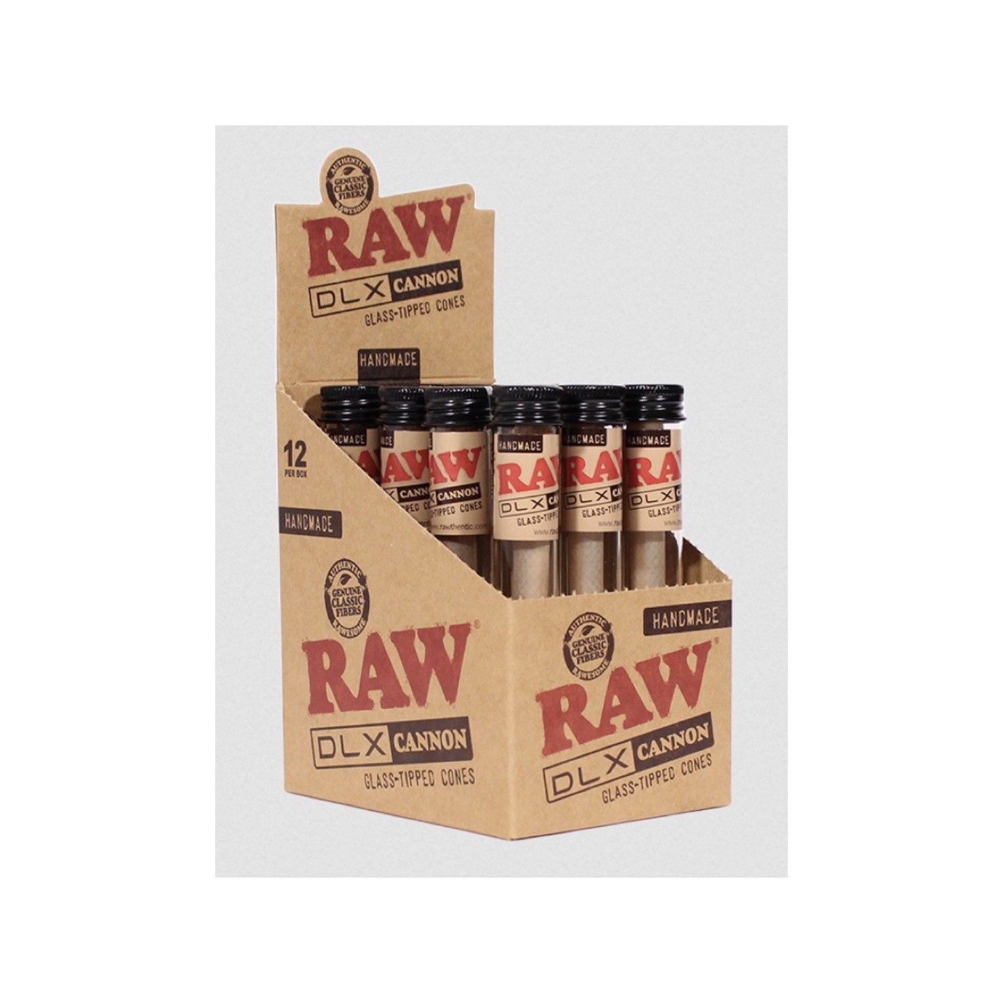 Raw DLX Glass Tip Cannon 12/BX