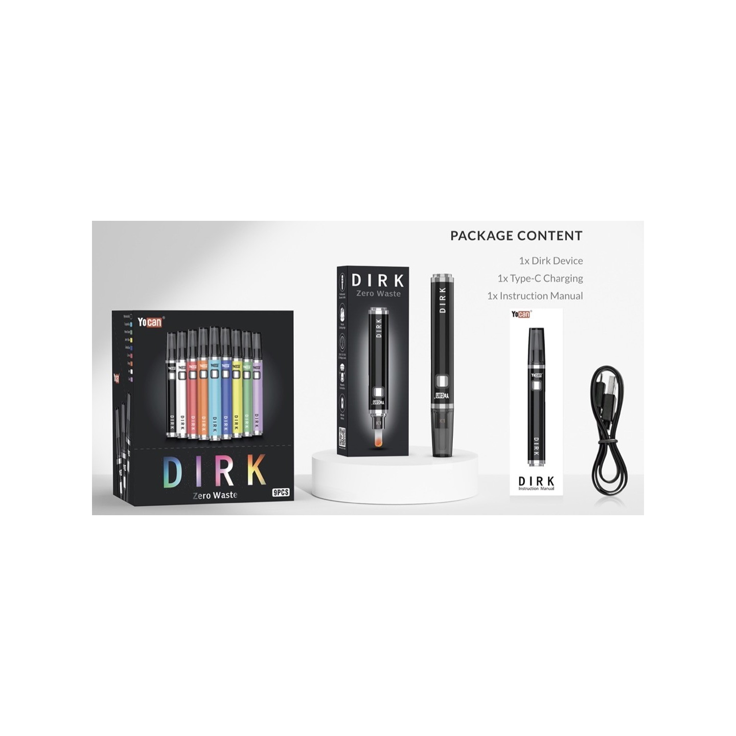 Yocan Dirk Batteries 9PK