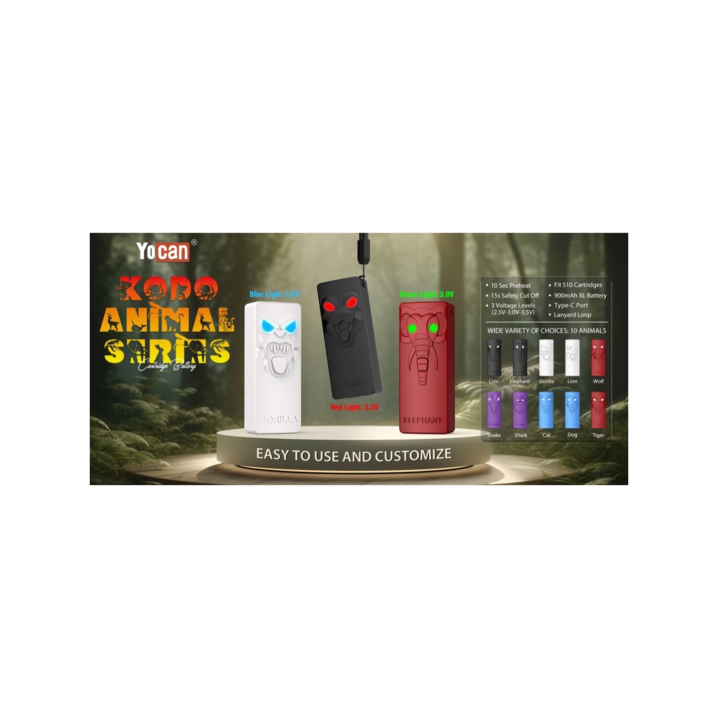 Kodo Animal Series 10PK